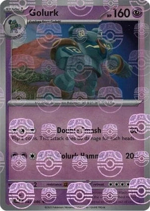 BLK043/086MB - Golurk Master Ball