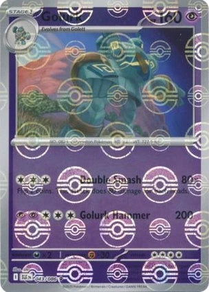 BLK043/086PB - Golurk Poke Ball