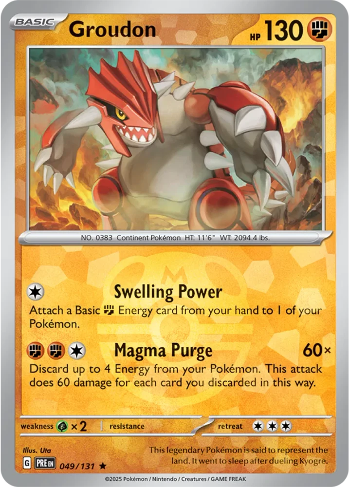 PRE049/131MB - Groudon Master Ball