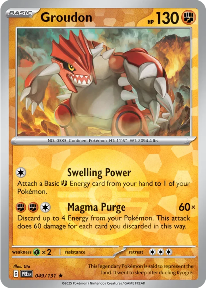 PRE049/131PB - Groudon Poke Ball