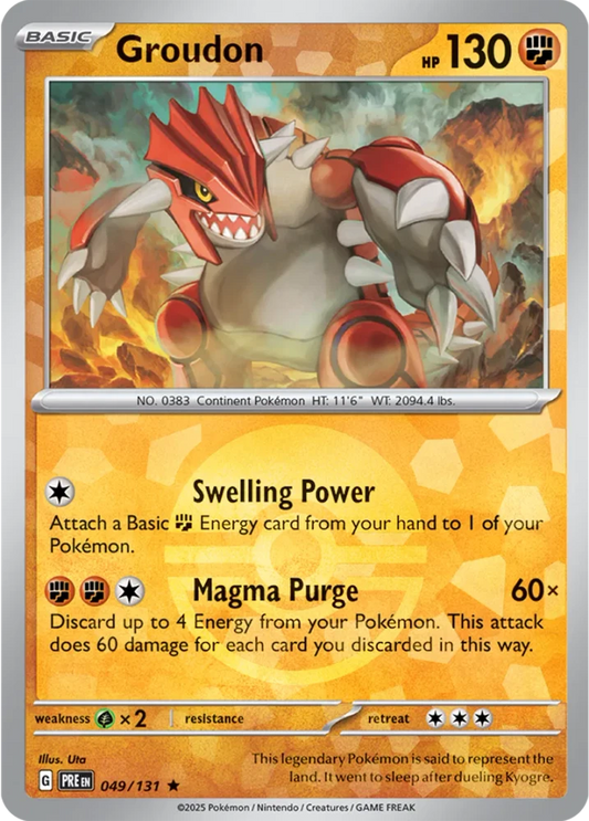 PRE049/131PB - Groudon Poke Ball