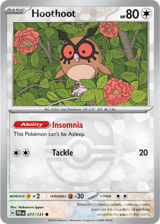 PRE077/131MB - Hoothoot Master Ball