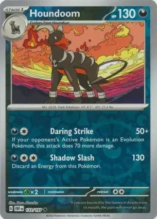OBF133/197 - Houndoom Reverse Holo