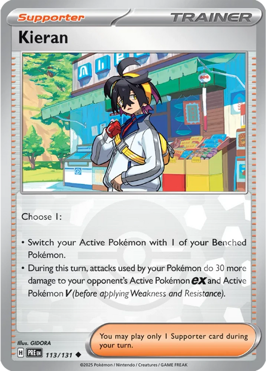 PRE113/131PB - Kieran Poke Ball