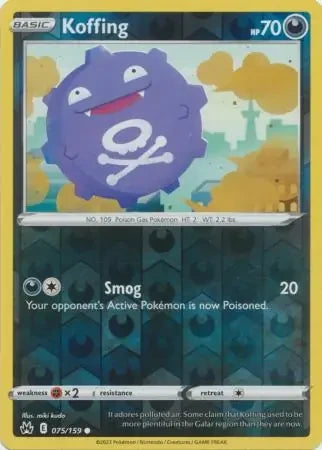 CRZ075/159 - Koffing Reverse Holo