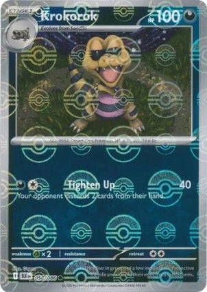 BLK058/086PB - Krokorok Poke Ball
