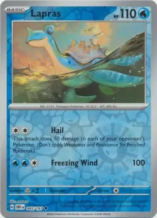 OBF045/197 - Lapras Reverse Holo