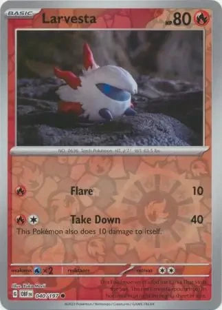 OBF040/197 - Larvesta Reverse Holo