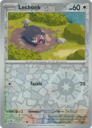 OBF180/197 - Lechonk Reverse Holo
