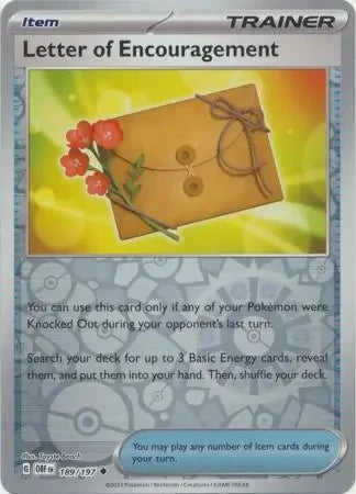 OBF189/197 - Letter of Encouragement Reverse Holo