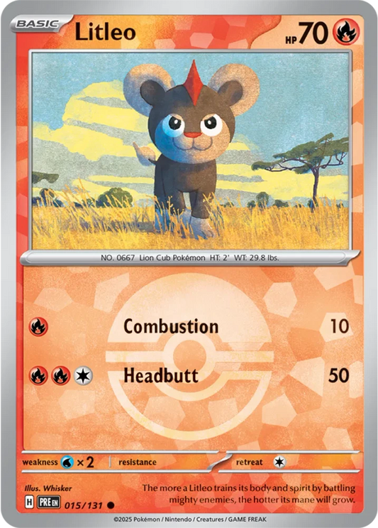 PRE015/131PB - Litleo Poke Ball
