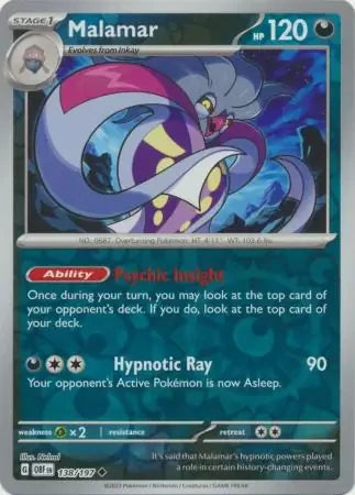 OBF138/197 - Malamar Reverse Holo