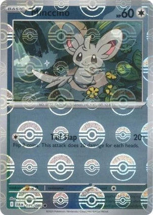 BLK075/086PB - Minccino Poke Ball