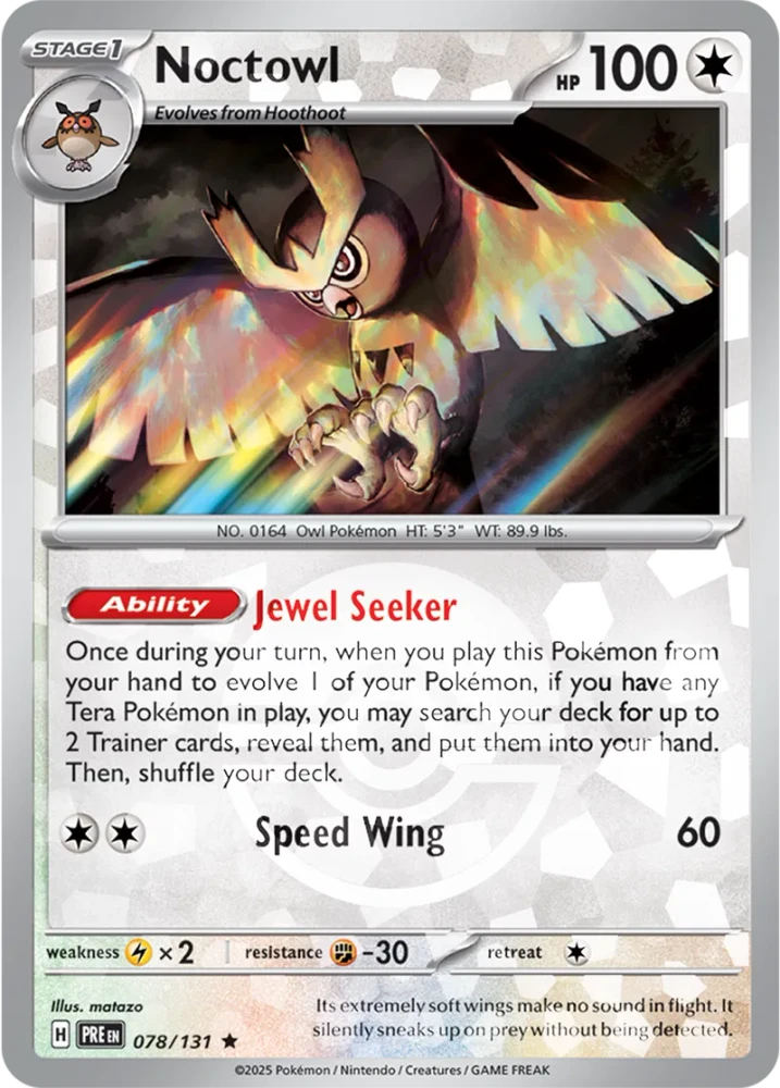 PRE078/131PB - Noctowl Poke Ball
