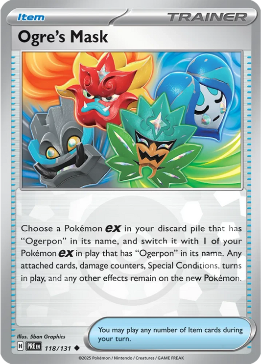 PRE118/131PB - Ogre's Mask Poke Ball