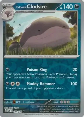 OBF128/197 - Paldean Clodsire Reverse Holo