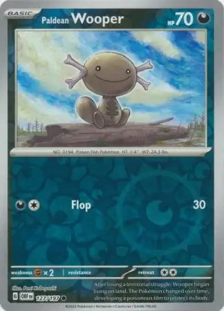 OBF127/197 - Paldean Wooper Reverse Holo
