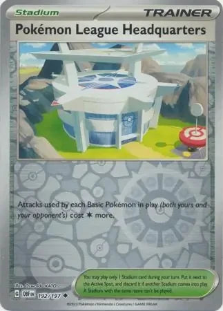 OBF192/197 - Pokémon League Headquarters Reverse Holo