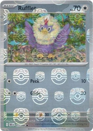 BLK077/086MB - Rufflet Master Ball