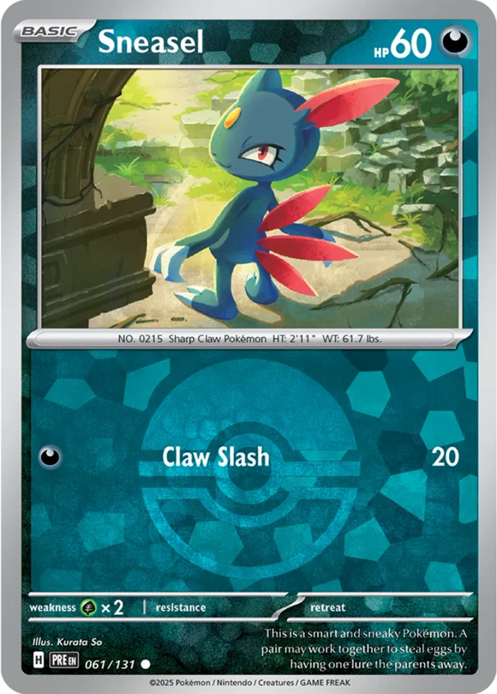 PRE061/131PB - Sneasel Poke Ball