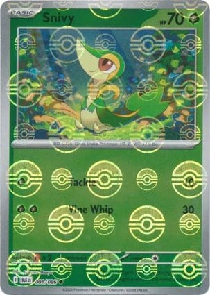 BLK001/086PB - Snivy Poke Ball