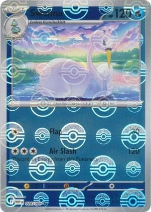 WHT026/086PB - Swanna Poke Ball