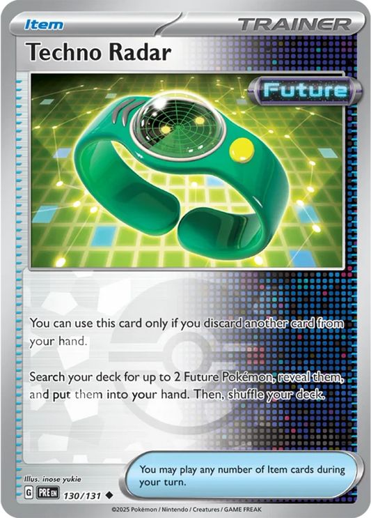 PRE130/131PB - Techno Radar Poke Ball