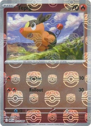 WHT011/086MB - Tepig Master Ball