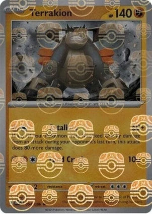 WHT054/086MB - Terrakion Master Ball