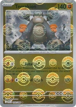 WHT054/086PB - Terrakion Poke Ball