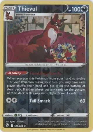 EVS105/203 - Thievul Reverse Holo