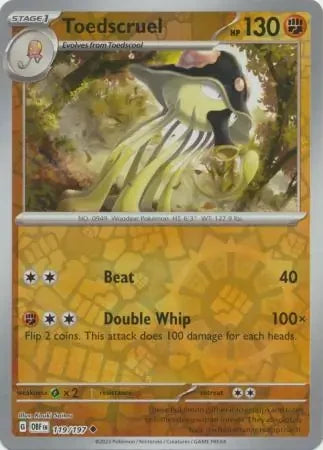OBF119/197 - Toedscruel Reverse Holo
