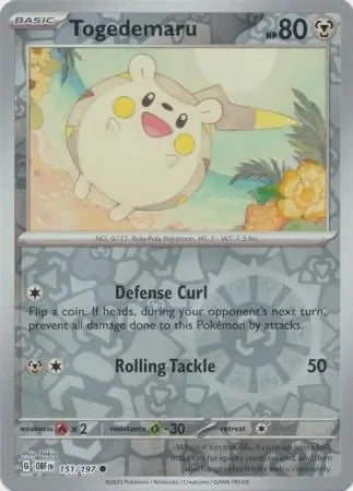 OBF151/197 - Togedemaru Reverse Holo