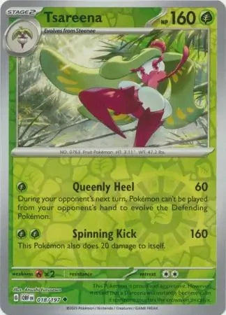 OBF018/197 - Tsareena Reverse Holo