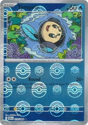 BLK019/086PB - Tympole Poke Ball