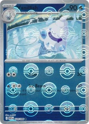 WHT028/086PB - Vanillish Poke Ball
