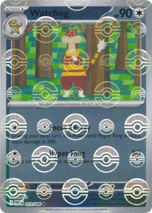 WHT073/086PB - Watchog Poke Ball