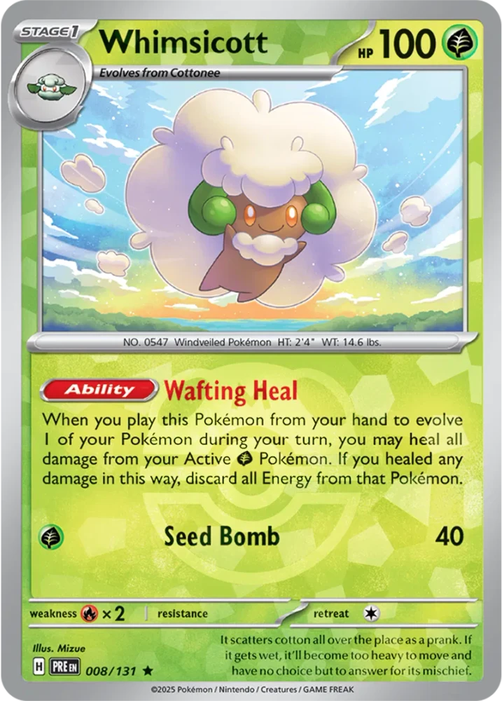 PRE008/131MB - Whimsicott Master Ball
